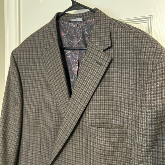 Ralph Ralph Lauren‎ Mens Brown Blazer Blue Label Paisley Lining - Picture 6 of 12